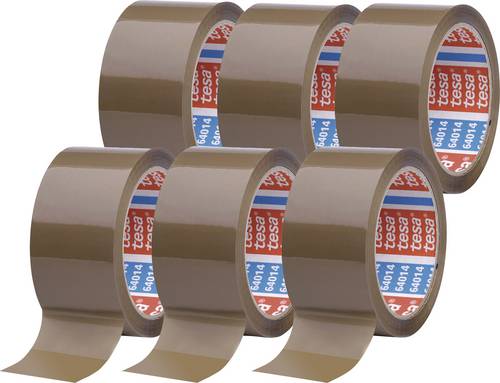 Tesa tesapack 64014-501-00 Klebeband Braun (L x B) 66m x 50mm 6St.