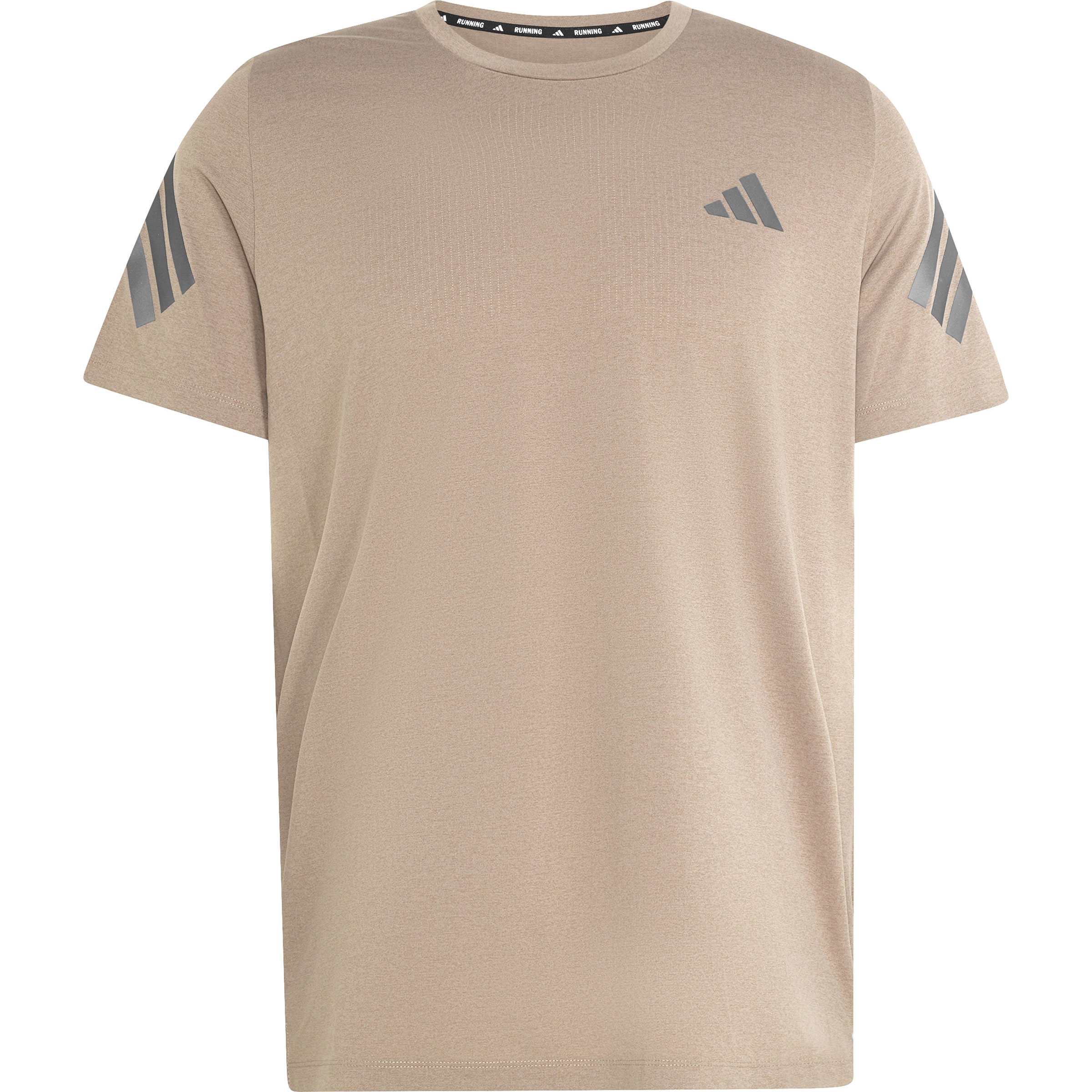adidas Iconic Running Herren Laufshirts braun Größe XXL Laufen | Trailrunning Elastisch