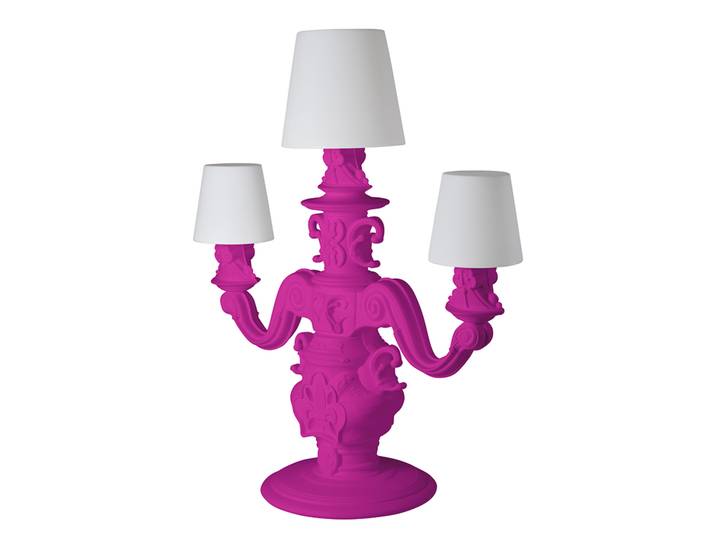 SLIDE lampadaire pour extérieur KING OF LOVE (Fuchsia - Polyéthylène)