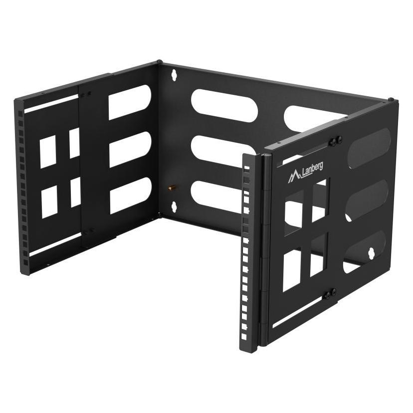 Lanberg Folding Bracket Wall-mount 19" 6U 497x400/240, Black (FB01-5406-10B)