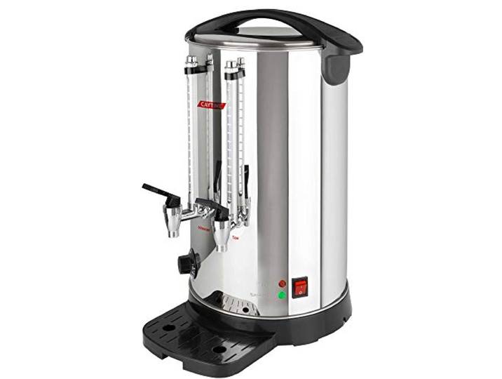 Caytime Teemaschine A6 - Teeautomat, isoliert mit Doppelwand - Samowar, Semaver 6 Liter