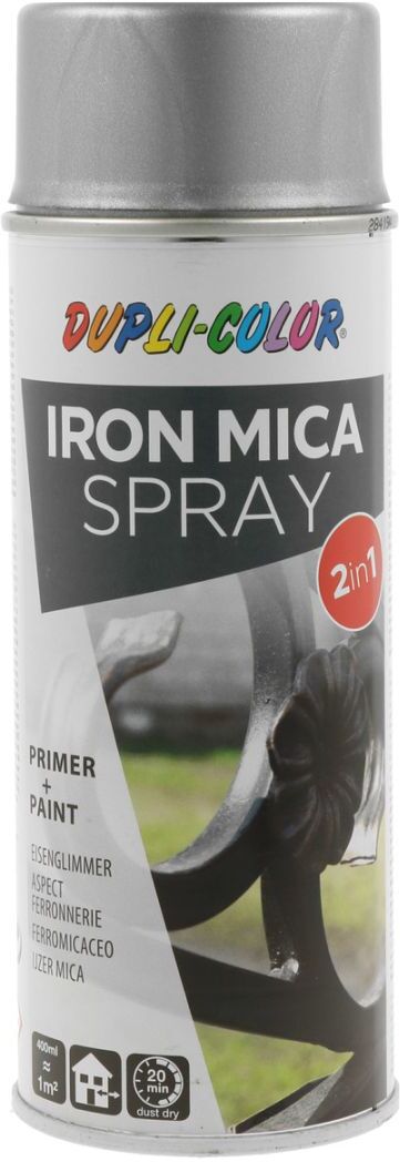 european aerosols DUPLI-COLOR IRON MICA SPRAY silber, 400 ml