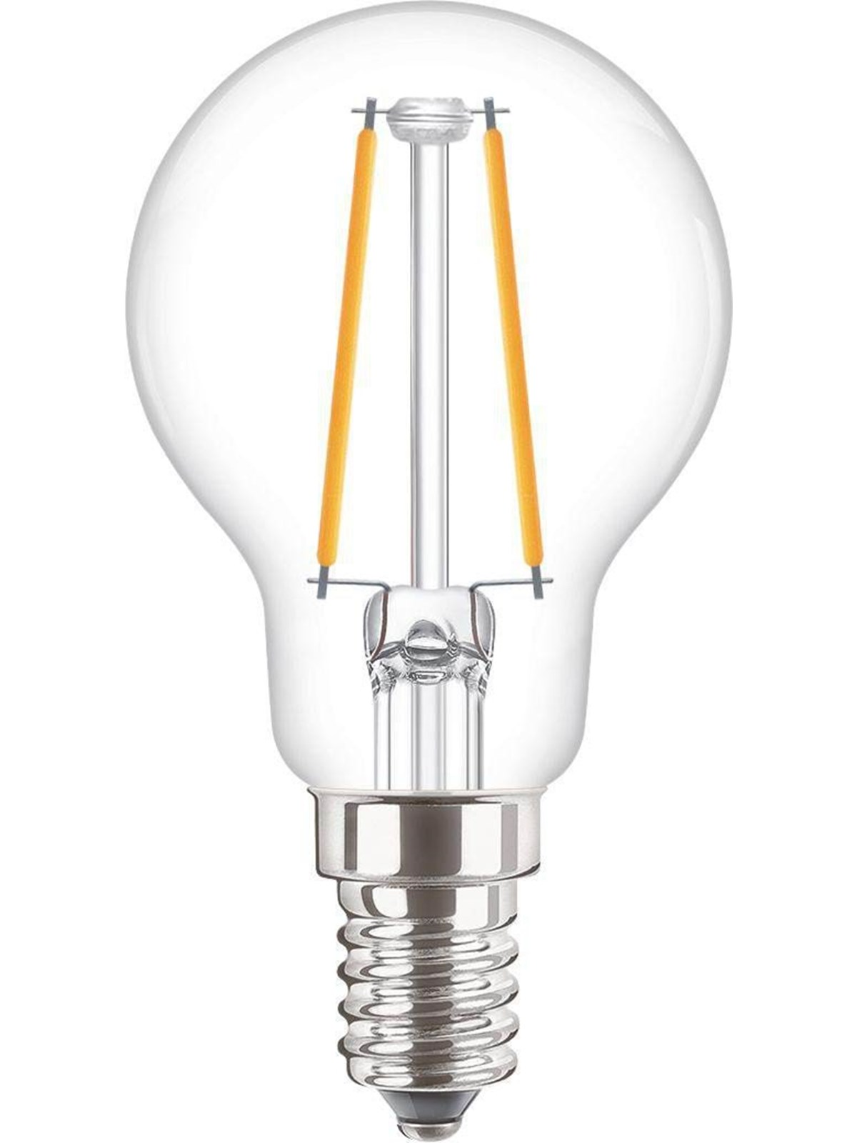 Philips LED-Lampe 2W/827 (25W) Clear E14