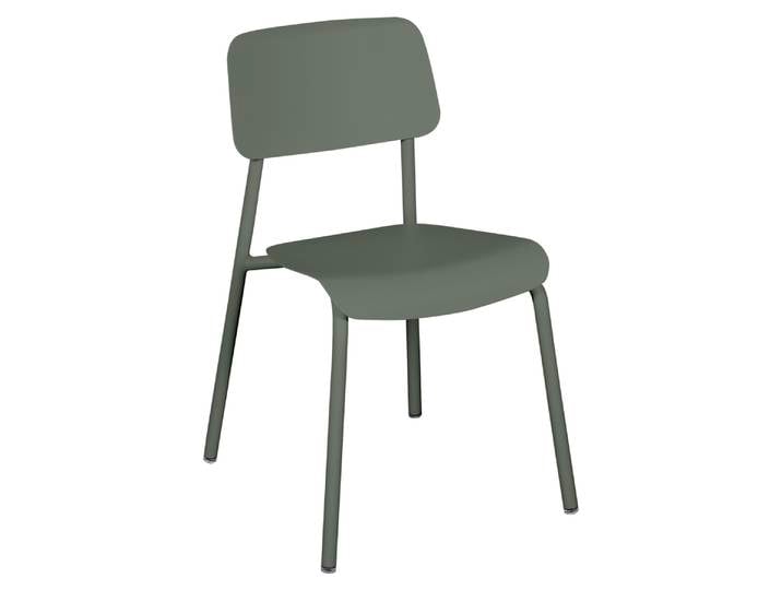 Fermob Studie Stuhl, Gebogenes Aluminiumblech, Verschiedene Farben, 81×53×51 cm, Klassisch & Modern