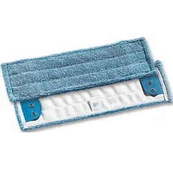 Wischmop TTS Microfasermop Microblue Wet-System 40x11cm Microfaser-Spezialbezug mit Laschen zum Befestigen am Halter