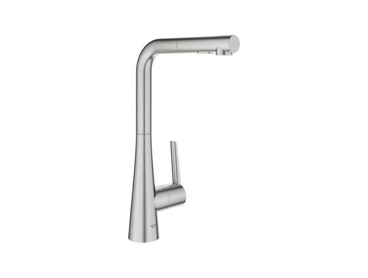 Grohe Küchenarmatur Zedra, L-Auslauf Dualbrause