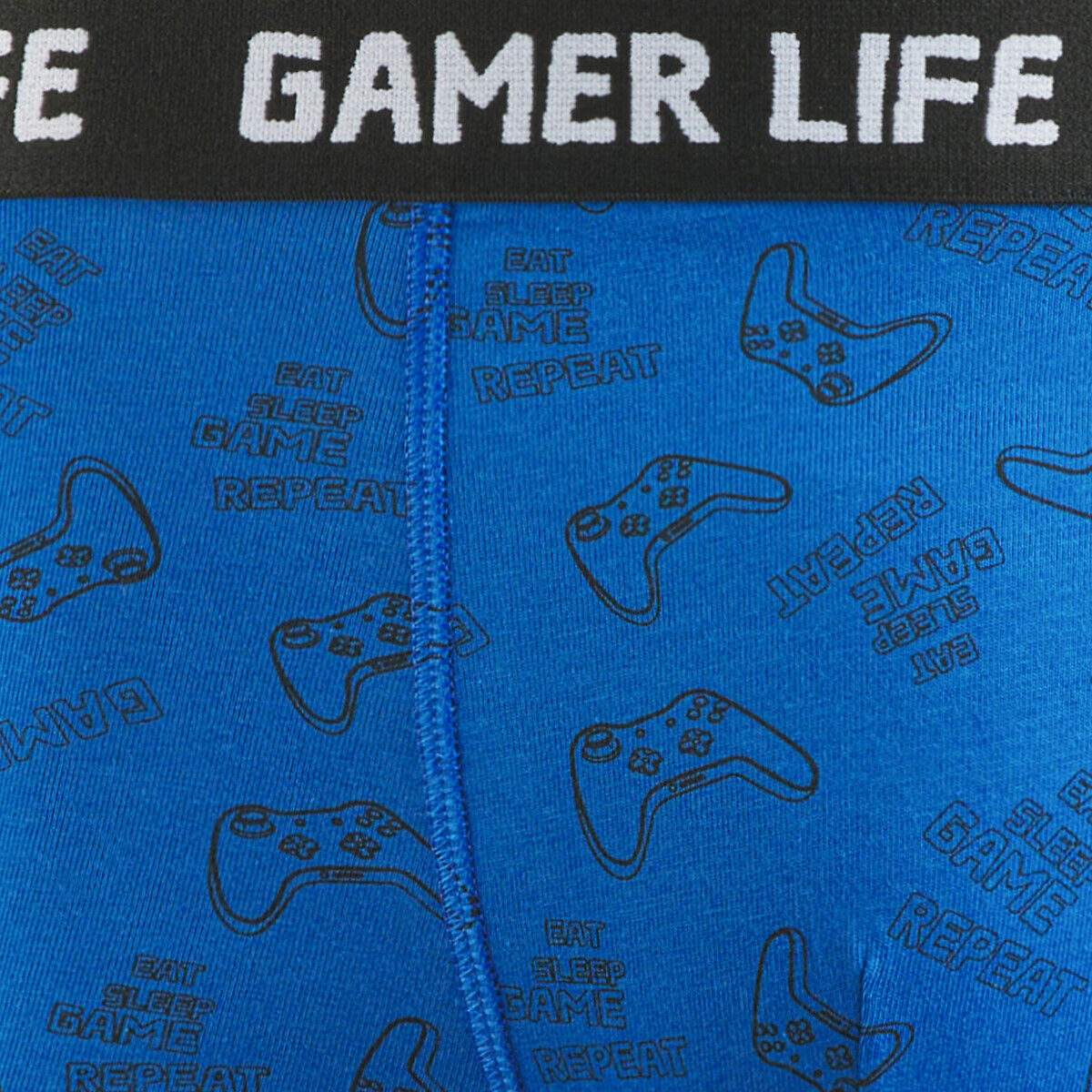 LA REDOUTE COLLECTIONS Lot de 5 boxers en coton, imprimés gaming