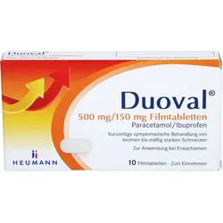 Duoval 500 mg /150 mg Filmtabletten 10 ST