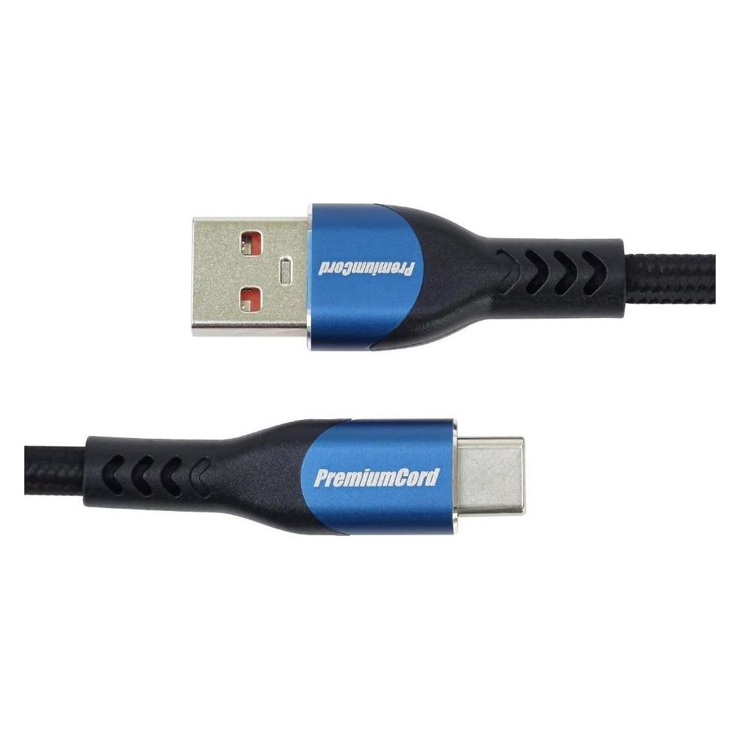 PremiumCord USB-C/M - USB 2.0 A/M cable, fast charging 5A, 0.5m (0.50 m, USB 2.0) (296099473)