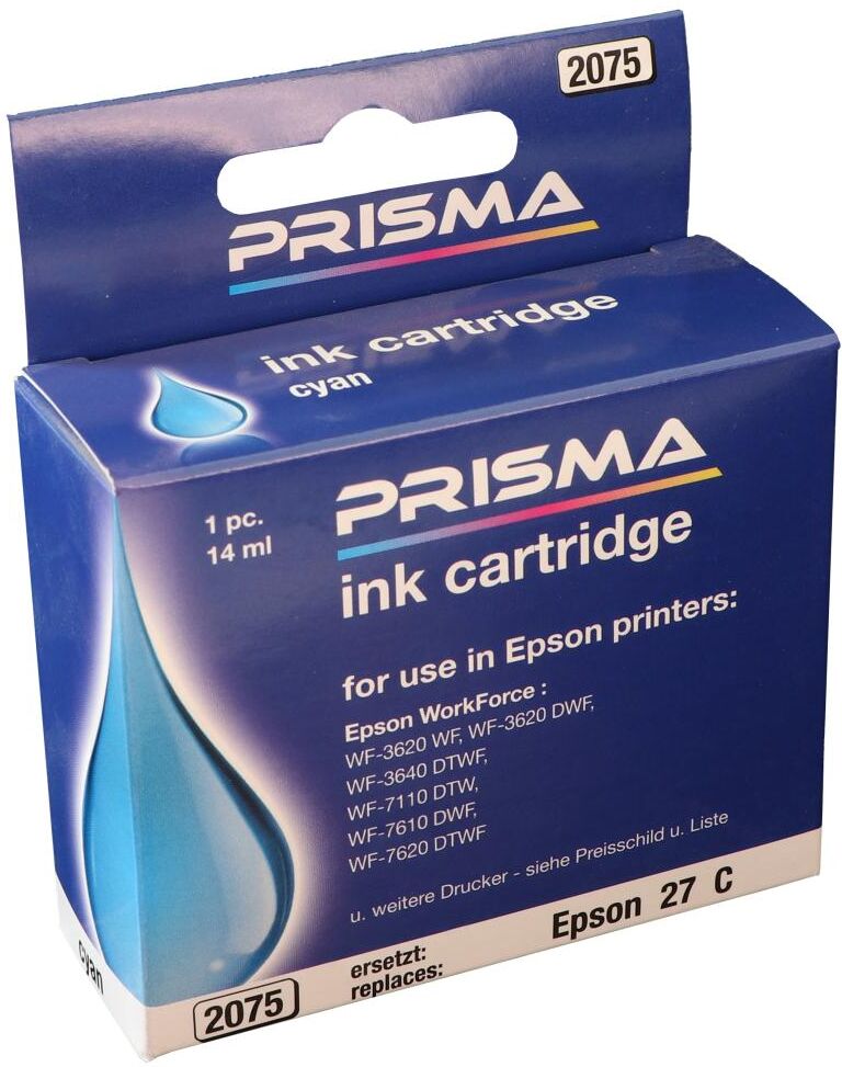 PRISMA 2075 Druckerpatrone für Epson Tintenstrahldrucker, cyan, 14 ml
