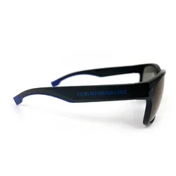 FC Blau-Weiß Linz Sonnenbrille schwarz/blau - schwarz / ONE SIZE