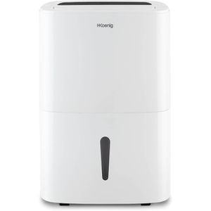 H.Koenig Luftentfeuchter DSH520, elektrisch, 20 Liter in 24 Stunden, App-fähig, Tank 5 Liter, bis 62,5 m³