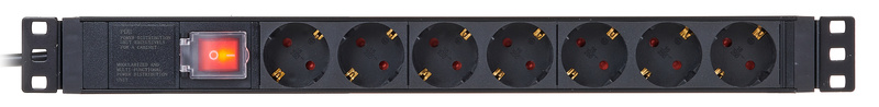 Adam Hall 87471 X7 Power Strip nero