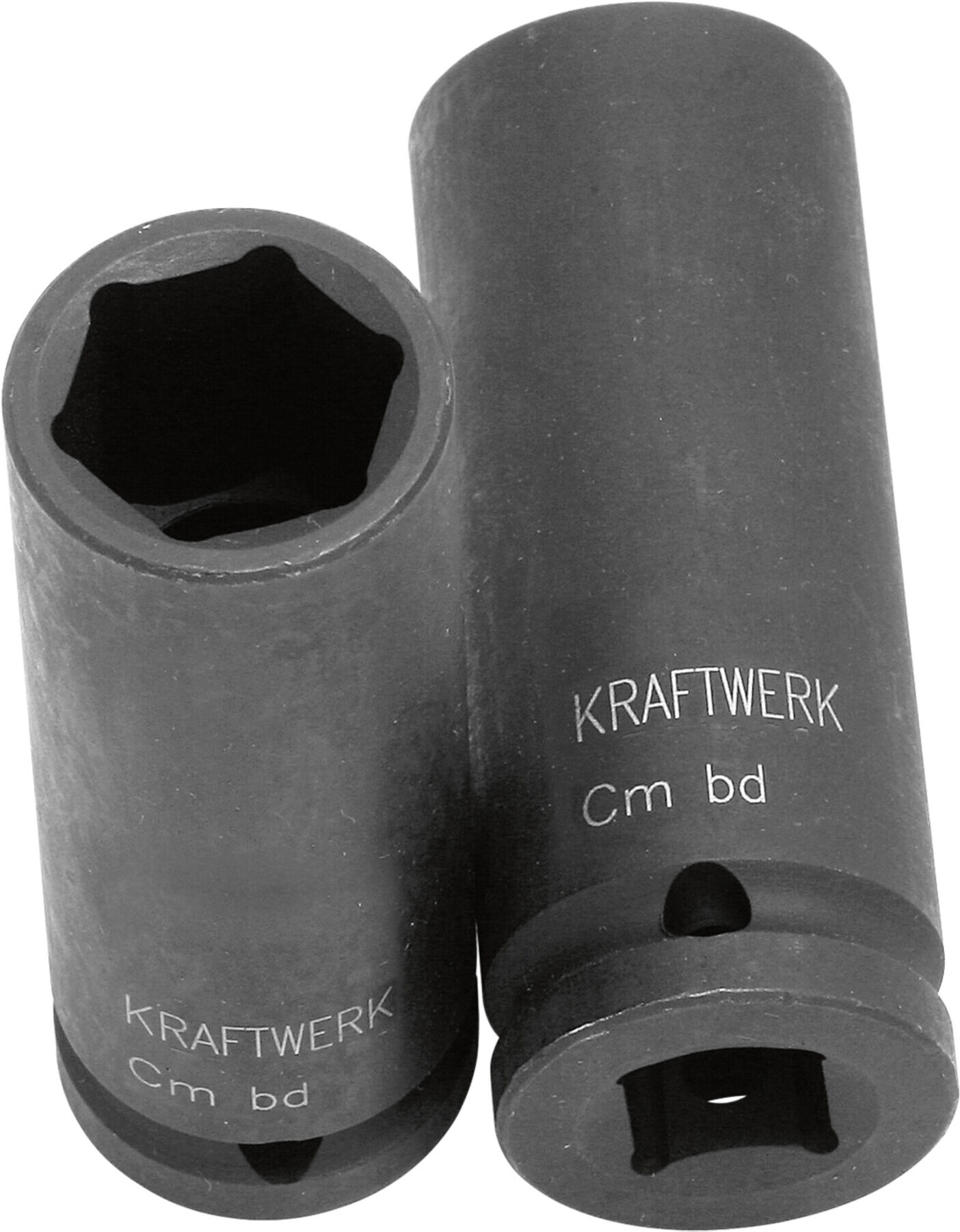 Kraftwerk Tiefe Schlagnuss 1/2" 17 mm (381170)