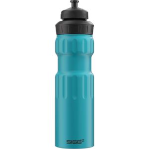 SIGG Trinkflasche WMB Sports Blue Touch, aus Aluminium, blau, mit Sportverschluss, 750 ml