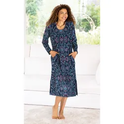 Baumwoll-Hauskleid in Druck beere in Größe 40/42 von DW-Shop, Beere, 40/42