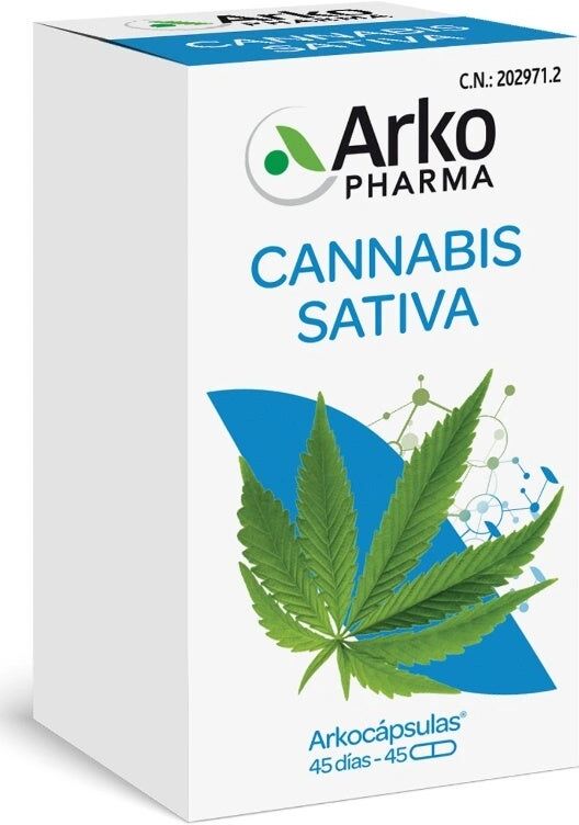 Arkocápsulas Cannabis Sativa 45 Cápsulas