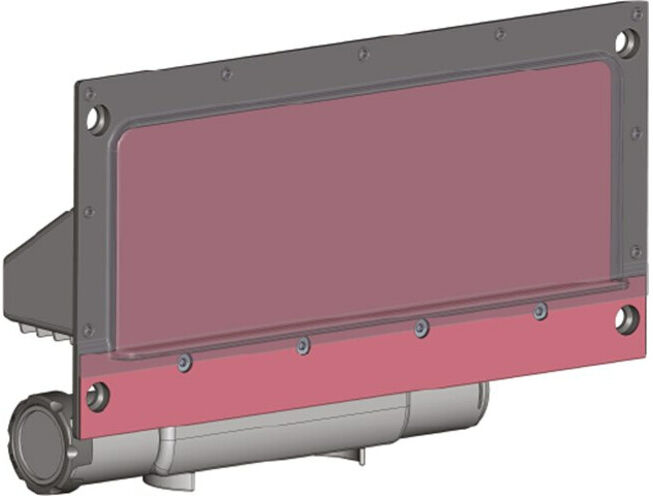 V&B; Unité d'évacuation murale ViConnect 13,3x40,3x25,6cm ; Villeroy & Boch (UCWAS0344)