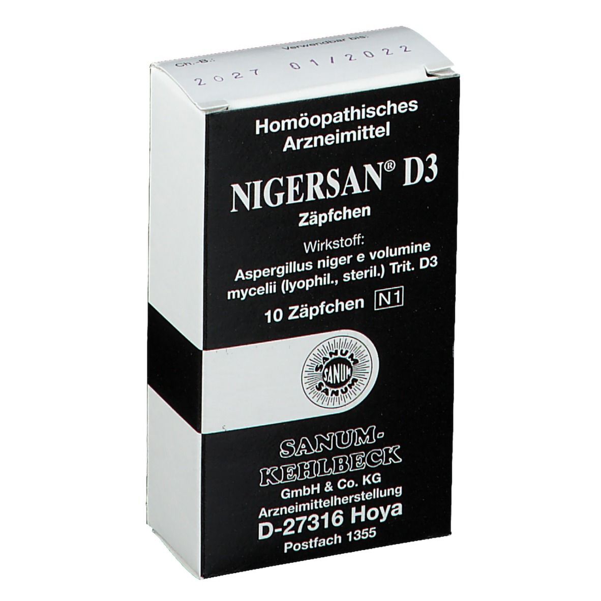 Nigersan D 3 Zäpfchen 10 St Suppositorien