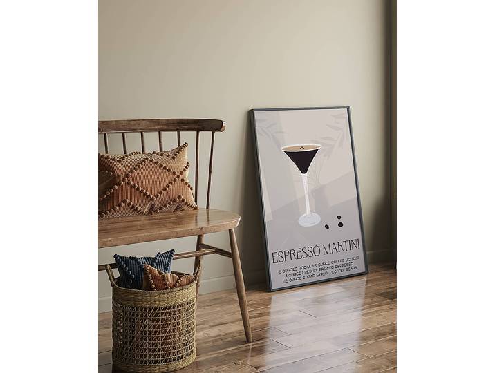 Bild Espresso Martini Recipe Buche Massiv, lackiert Acrylglas Multicolor 63 x 83cm