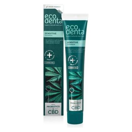 Ecodenta Zahnpasta mit Cannabidiol und Probiotika 75ml für empfindliche Zähne (75 ml) (49970768)