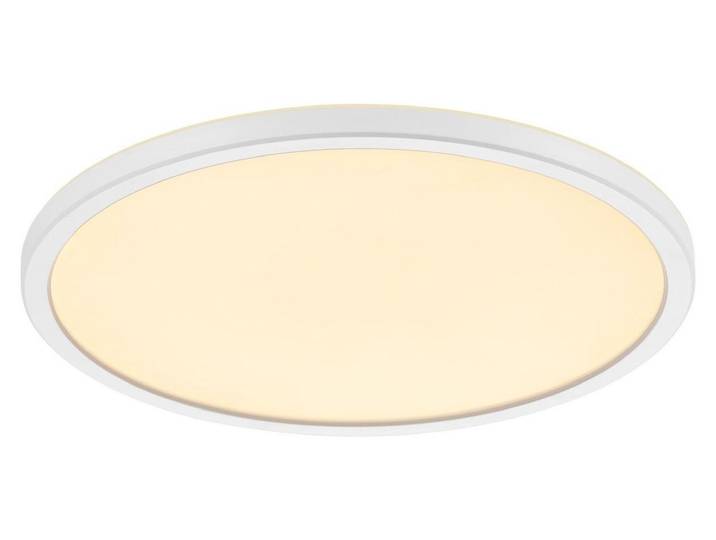 Plafonnier Oja Ø 29\,4 cm avec variateur Moodmaker à 3 niveaux Blanc