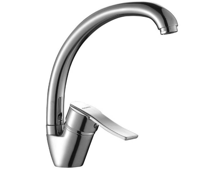 KOLMAN Küchenarmatur Küchenarmatur Wasserhahn MADERA Küchenmischer für Küche in Chrome