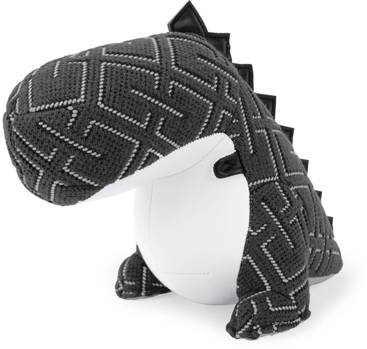 Zuny Kvadrat Boekensteun Dino Bobo Grid Black