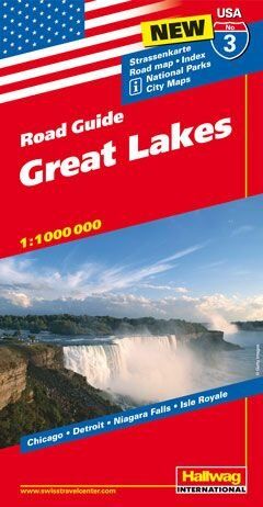 Hallwag - Hallwag USA Road Guide 03. Great Lakes 1 : 1 000 000: Straßenkarte. Road Maps. Index. National Parks. City Maps. Chicago, Detroit, Niagara Falls, Isle Royale - Preis vom 09.10.2026 07:28:09 h