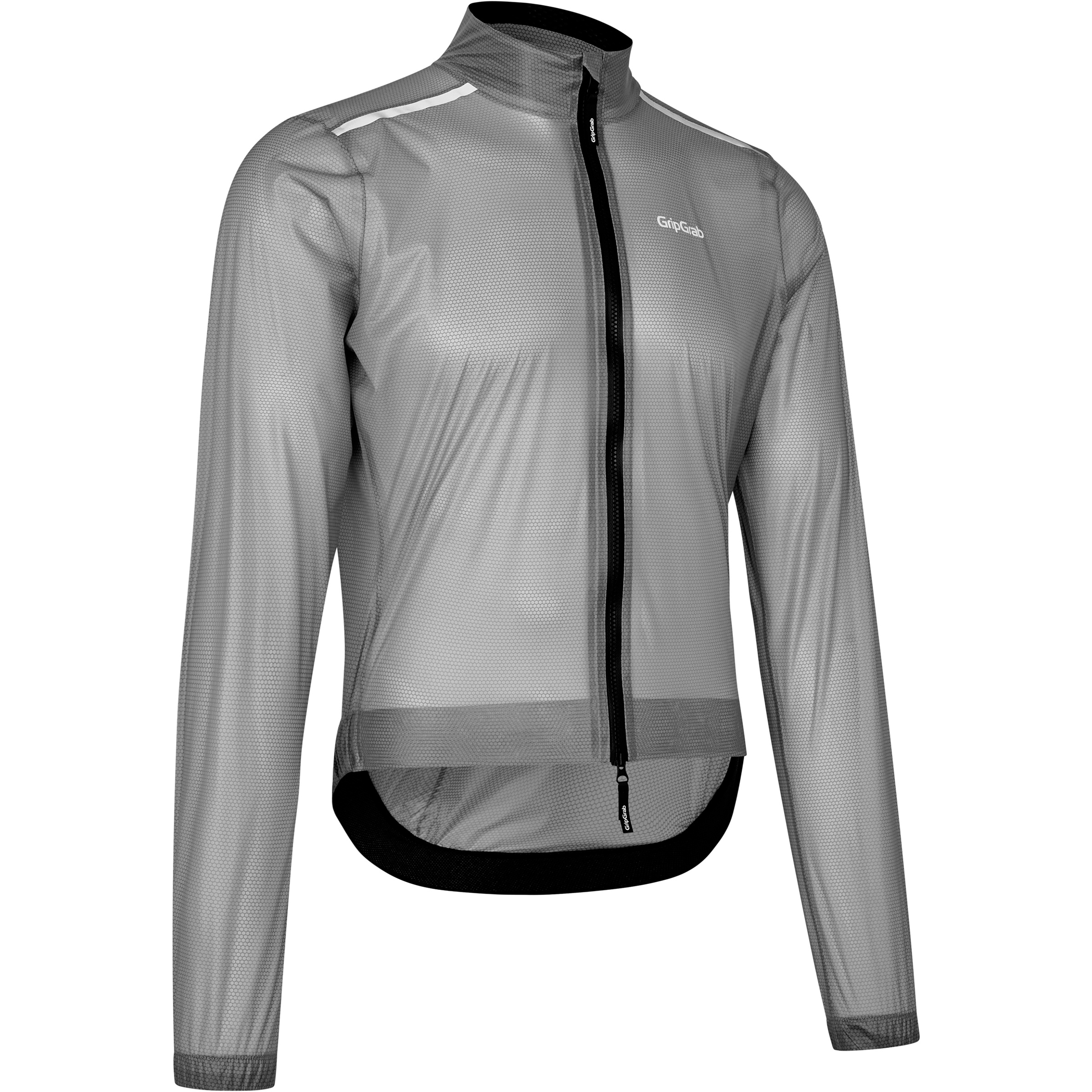 GripGrab PACR Emergency Herren Regenjacke grau Größe S Rennrad | Gravel Klein verpackbar Wasserabweisend
