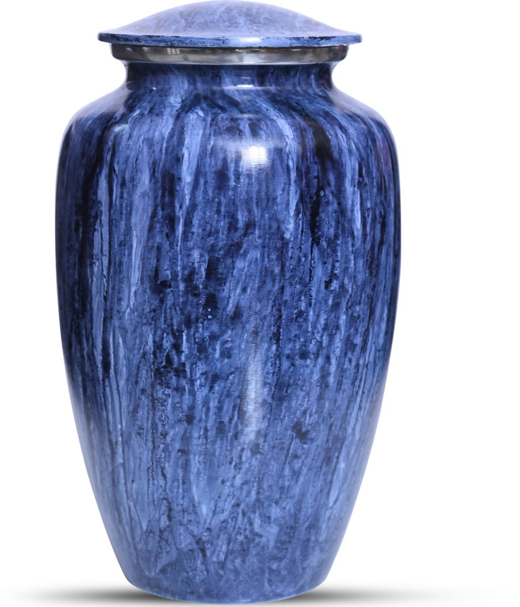 Hemelwinkel XXL As Urn Modern Blue - 3,5 liter - Voor menselijk of dierlijk as