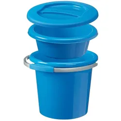 Sunware Water-line Eimer Set 12L blau, Reinigungsutensil, Blau
