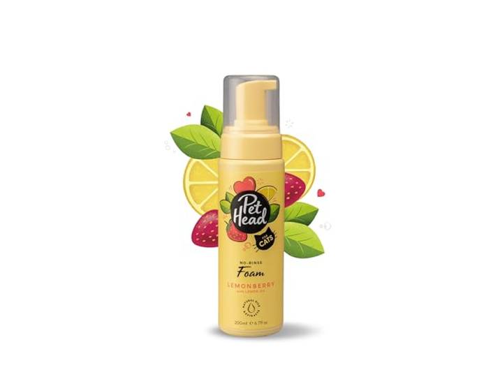 Pet Head Felin' Good Schuim Kattenshampoo Citroenbessengeur 200 ml