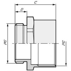 LAPP 52020930 SKINDICHT ZS-XL PG 11 Kabelverschraubung Verlängerung PG11 PG11 Polyethylen Natur 100 St.