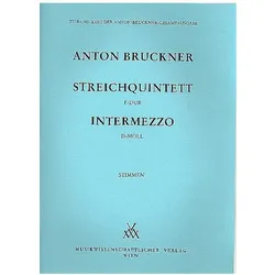 Streichquintett F-Dur und Intermezzo d-Moll, Fachbücher von Anton Bruckner