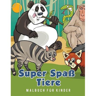 Super Spaß Tiere Malbuch für Kinder, Taschenbuch von Young Scholar, Young Scholar Books, 978-1-63589-293-2