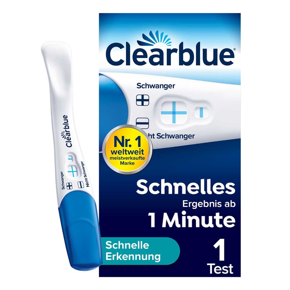 WICK Pharma - Zweigniederlassung der Procter & Gam Clearblue Schwangerschaftstest schnelle Erkennung 12894020