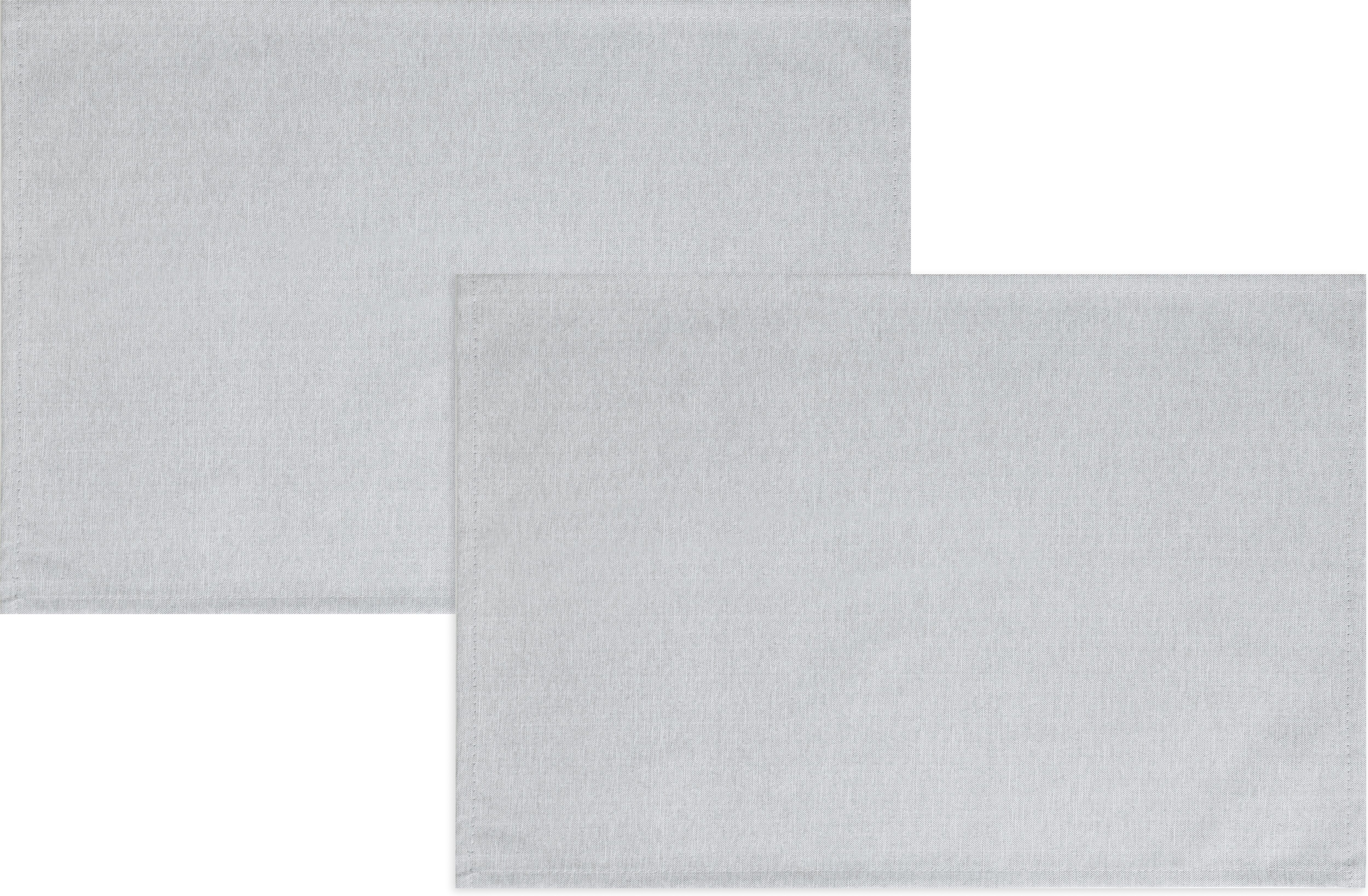 Platzset GOODPRODUCT "Ozzie, Leinenoptik, 2 Stück, weiche und flexible Materialqualität", grau (sand), B:30cm L:45cm, Obermaterial: 100% Polyester, Platzsets, Platzset, Uni, strukturiert, Pflegeleicht, Praktisch,Dekoration, 30x45cm sand B/L: 30cm x 45cm, 