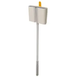 Joseph Joseph CleanTech stein Wandmontierter Besen, Reinigungsutensil, Grau