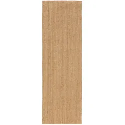benuta Pure Juteteppich Svea Natur 80x300 cm - Naturfaserteppich aus Jute