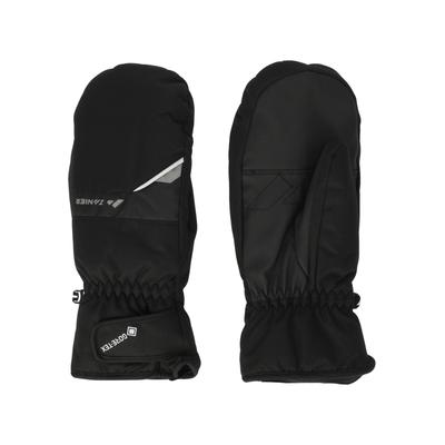 Fäustlinge ZANIER "Trysil", Damen, Gr. 8, schwarz, 100% Polyester, unifarben, Handschuhe Fäustlinge, mit zuverlässiger Membran