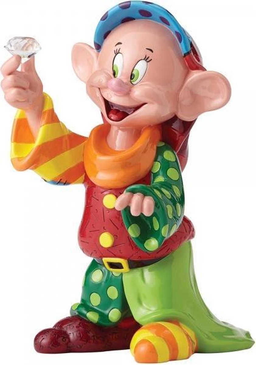 Disney by Romero Britto Beeld Dopey 80 Years Hoogte: 29 cm