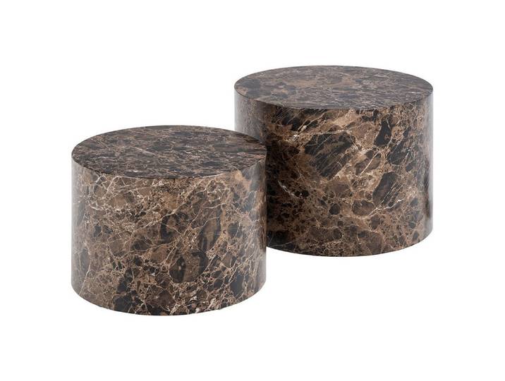ACTONA GROUP Couchtisch Dice Couchtisch Braun. (2-St)