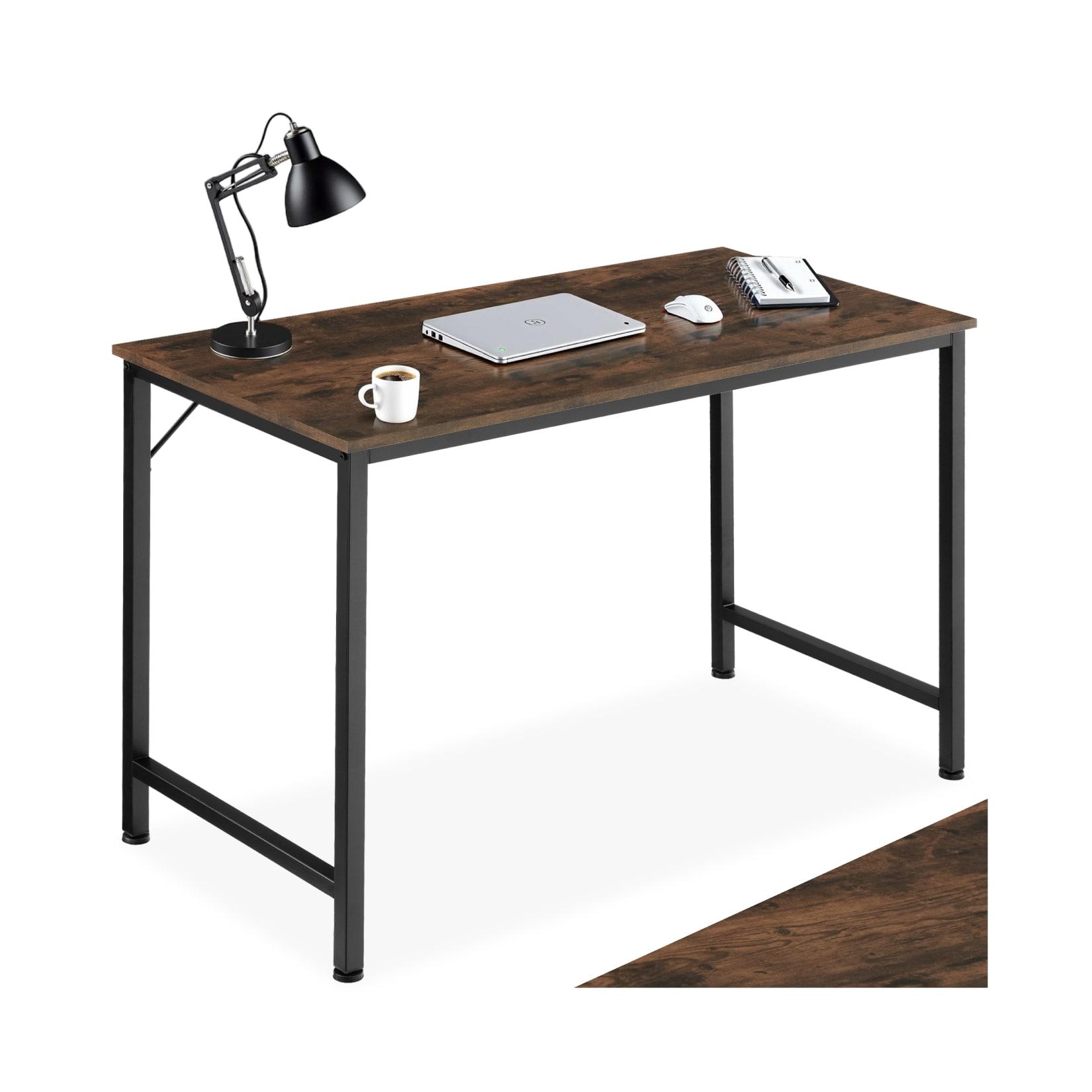 tectake® Schreibtisch, Industrial Style, große Beinfreiheit, Höhe 75,5 cm