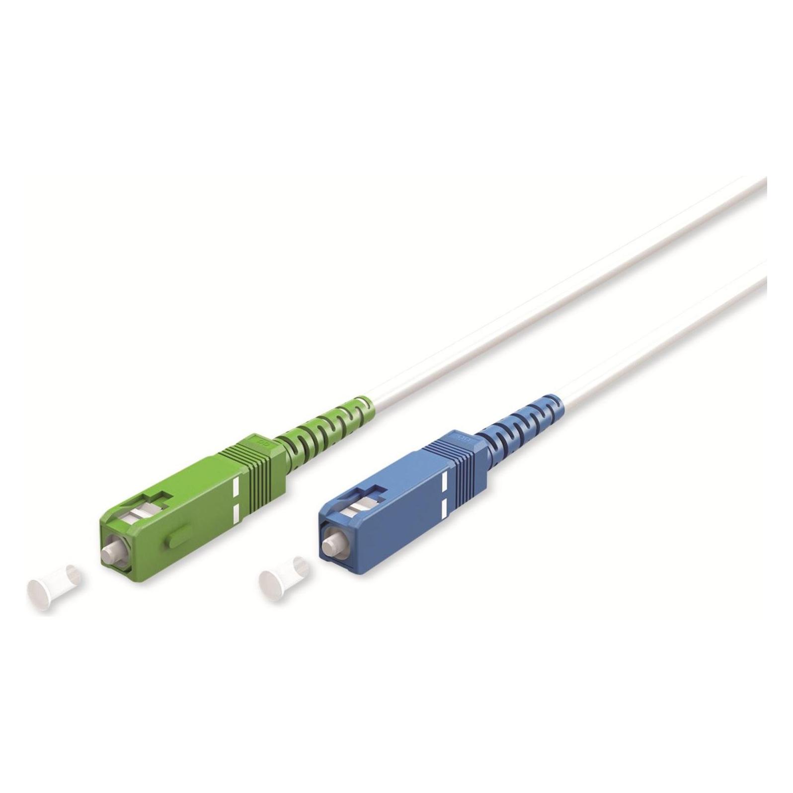 Goobay Glasfaserkabel FTTH, Singlemode OS2 White, weiss Simplex, 2 m (2 m) (59619)