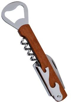 Inspire Daily Merch Beer Bottle Opener, Wood Handle Corkscrew Wine Opener For Wedding Gift sapele Wood