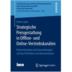 Strategische Preisgestaltung in Offline- und Online-Vertriebskanälen, Fachbücher von Karin Lauer