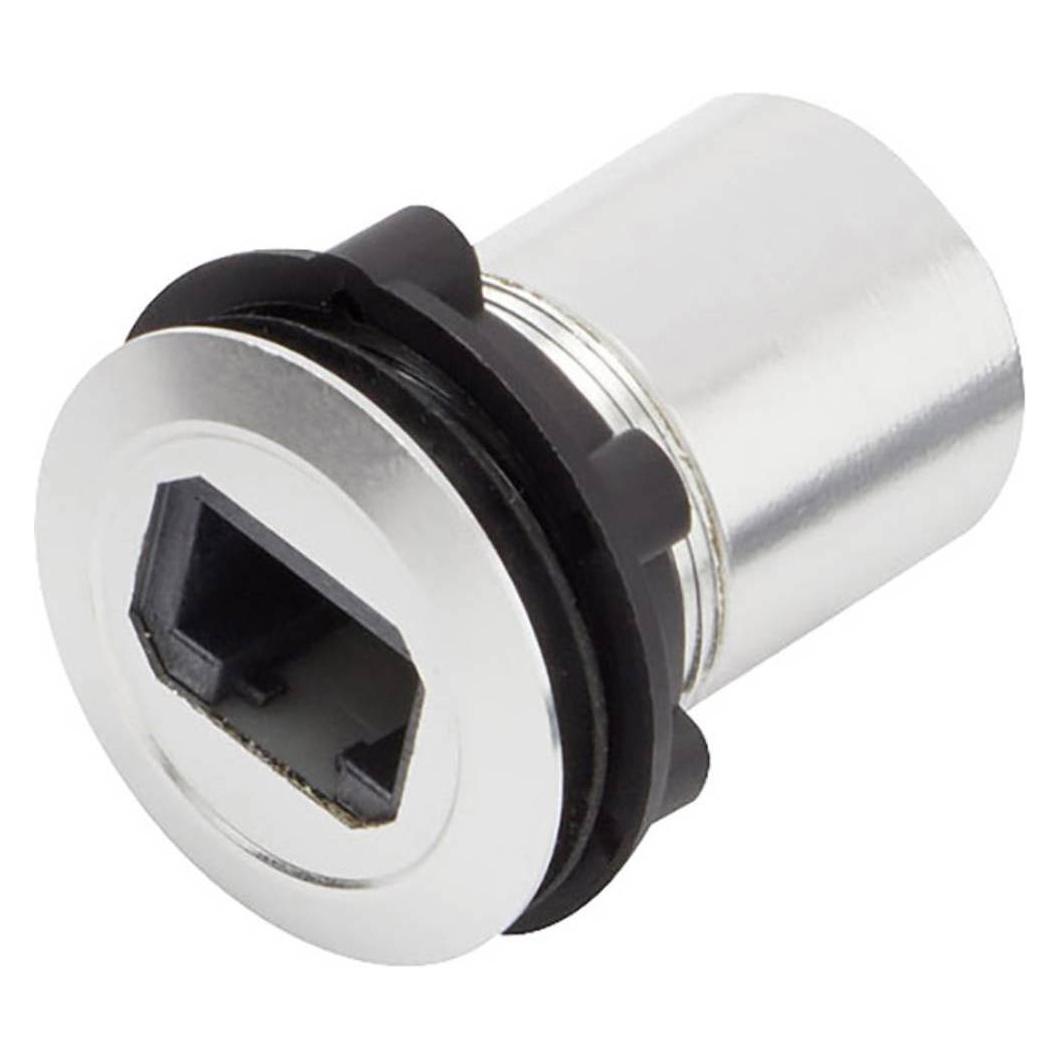 Tru Components RJ-Einbaubuchse (RJ45-02-BK)