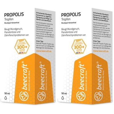 Beecraft Propolis Tropfen x2 2x50 ml