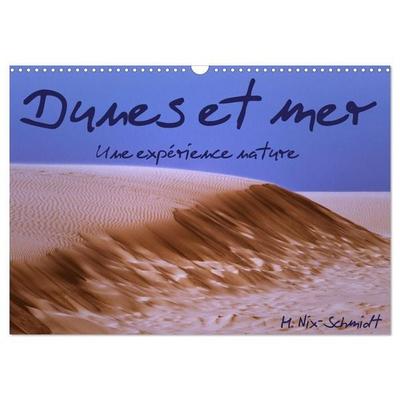 Dunes et mer - Une expérience nature (Calendrier mural 2027 DIN A3 vertical), CALVENDO calendrier mensuel